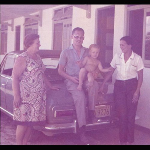 Helma, Jacir com o filho Acyr e a esposa Lourdes