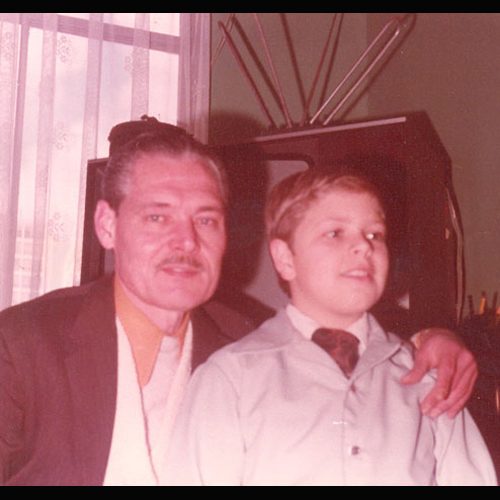 Jacir e filho Acyr (última foto dos dois)