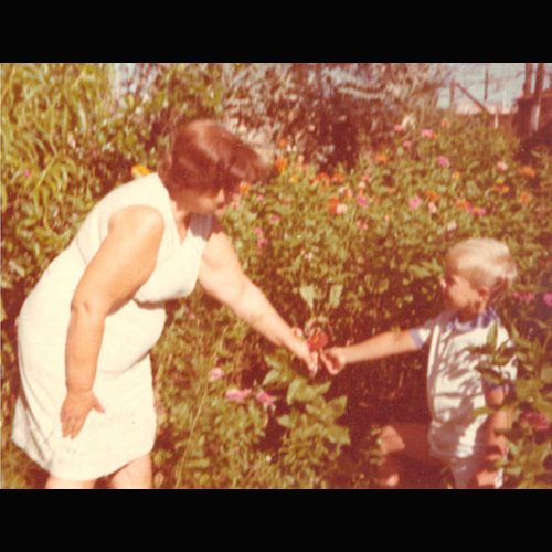 Helma com o neto Acyr