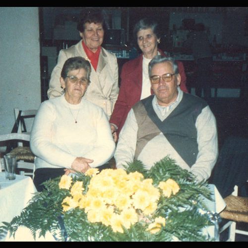 Helma com os irmãos: Norma, Ágnes e Lídio