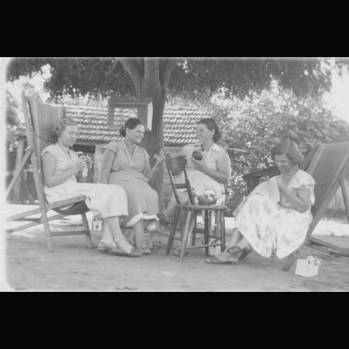 (da esquerda) Erica, Helma, Ágnes e Norma